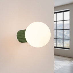 Sollux Lighting Halo Aluminum/glass Olive Green 1 Lights Modern Wall Light - thumbnail 2