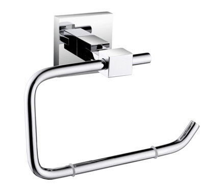 Bristan Sq Roll C Square Toilet Roll Holder Brass Chrome Plated