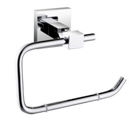 Bristan Sq Roll C Square Toilet Roll Holder Brass Chrome Plated