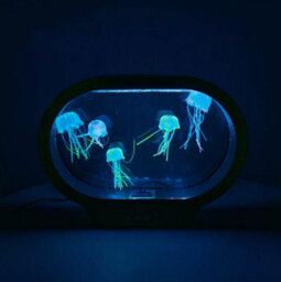 Mood Night Light Colour Changing Table Lamp Led Aquarium Sensory Tank Jellyfish - thumbnail 5