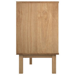 Berkfield Drawer Cabinet Otta Brown&grey 111X43X73.5Cm Solid Wood Pine - thumbnail 5