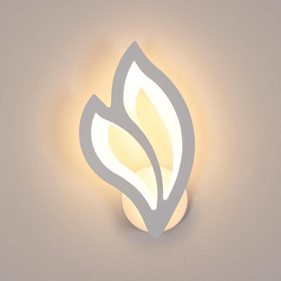 Pheashine Modern Led Wall Light 13W 1500Lm 3000K Warm White Acrylic Flower Shape For Indoor Use - image 1