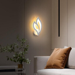 Pheashine Modern Led Wall Light 13W 1500Lm 3000K Warm White Acrylic Flower Shape For Indoor Use - thumbnail 3