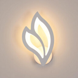 Pheashine Modern Led Wall Light 13W 1500Lm 3000K Warm White Acrylic Flower Shape For Indoor Use - thumbnail 1