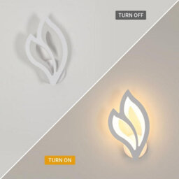 Pheashine Modern Led Wall Light 13W 1500Lm 3000K Warm White Acrylic Flower Shape For Indoor Use - thumbnail 5