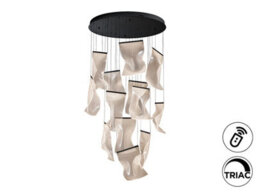 Luminosa Lighting Luminosa Velos Cluster Pendant Ceiling 13 Light Matt Black Led 3000K Dimmable - Uk Stock - thumbnail 5