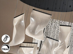Luminosa Lighting Luminosa Velos Cluster Pendant Ceiling 13 Light Matt Black Led 3000K Dimmable - Uk Stock - thumbnail 4
