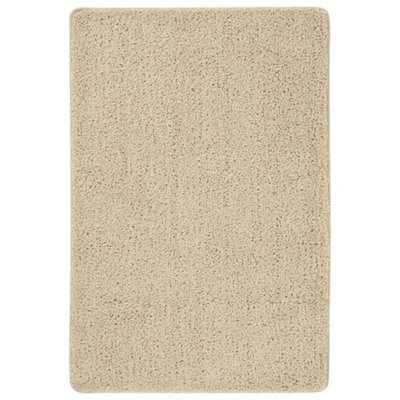 Walplus Shaggy Rug Cream 140X200 Cm Anti Slip - image 1