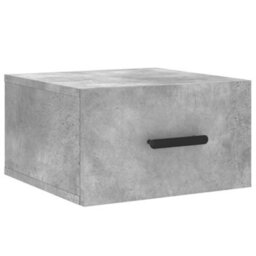 Berkfield Wall-Mounted Bedside Cabinets 2 Pcs Concrete Grey 35X35X20 Cm - thumbnail 5