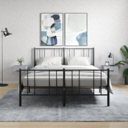 Berkfield Wall-Mounted Bedside Cabinets 2 Pcs Concrete Grey 35X35X20 Cm - thumbnail 1