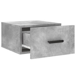 Berkfield Wall-Mounted Bedside Cabinets 2 Pcs Concrete Grey 35X35X20 Cm - thumbnail 7
