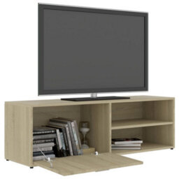 Berkfield Tv Cabinet Sonoma Oak 120X34X37 Cm Engineered Wood - thumbnail 6