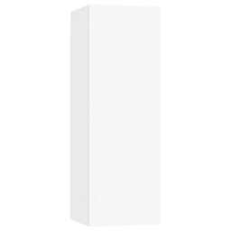 Berkfield 6 Piece Tv Cabinet Set White Engineered Wood - thumbnail 8