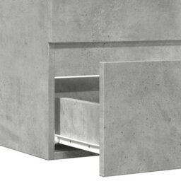 Berkfield Durable Bathroom Cabinet Concrete Grey 60X38.5X45 Cm Engineered Wood - thumbnail 8