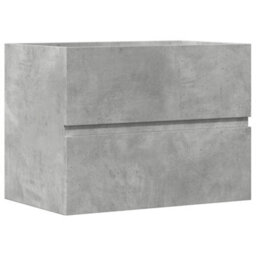 Berkfield Durable Bathroom Cabinet Concrete Grey 60X38.5X45 Cm Engineered Wood - thumbnail 1