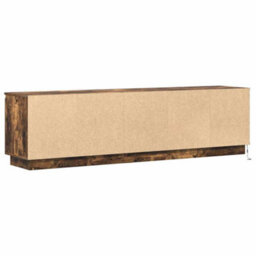 Berkfield Modern Tv Cabinet With Led Smoky Oak 180X38X49 Cm Engineered Wood - thumbnail 9