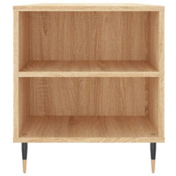 Berkfield Modern Coffee Table Sonoma Oak 102X44.5X50 Cm Engineered Wood - thumbnail 7