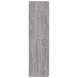 Berkfield Classic Wall-Mounted Tv Cabinet Grey Sonoma 30.5X30X110 Cm - thumbnail 9