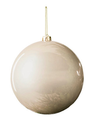 Werchristmas Latte Extra Large Shatterproof Bauble Shiny 20 Cm - image 1