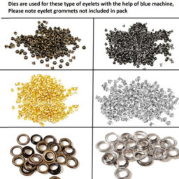 Neel Blue 5mm Eyelets Fixing Dies Set For Blue Hand Press Machine, Grommets Fixing Tool - thumbnail 4