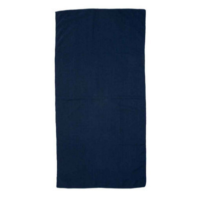Towel City Microfibre Guest Towel Navy (One Size)