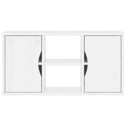 Berkfield Tv Cabinet Odda White 79X24X40 Cm Solid Wood Pine - thumbnail 6