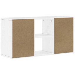 Berkfield Tv Cabinet Odda White 79X24X40 Cm Solid Wood Pine - thumbnail 8