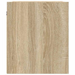 Berkfield Wall-Mounted Bedside Cabinets 2 Pcs Sonoma Oak 38X34X40 Cm - thumbnail 8