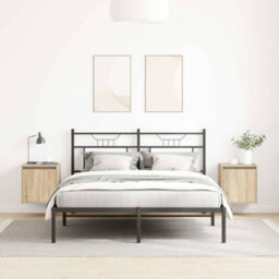 Berkfield Wall-Mounted Bedside Cabinets 2 Pcs Sonoma Oak 38X34X40 Cm - thumbnail 3