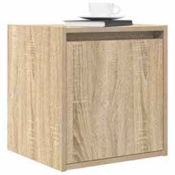 Berkfield Wall-Mounted Bedside Cabinets 2 Pcs Sonoma Oak 38X34X40 Cm - thumbnail 4