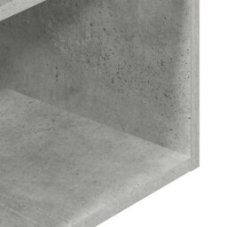 Berkfield Bedside Cabinet With Drawer Concrete Grey 35X34X66.5 Cm - thumbnail 9