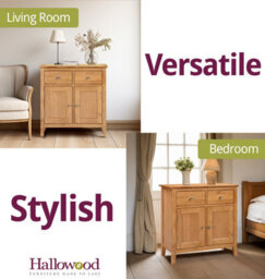 Hallowood Furniture Hereford Oak Small Sideboard - thumbnail 7