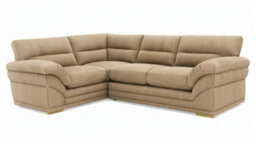 BlissFurniture Ltd Amalfi Claude Right Hand 2 Piece Corner Sofa In Beige - thumbnail 1