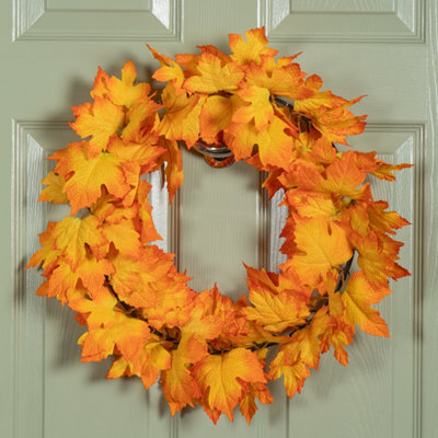 Samuel Alexander 50Cm Hanging Bright Autumn Faux Wreath - image 1