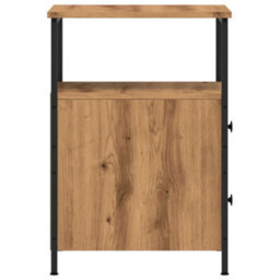 Berkfield Bedside Cabinet Artisan Oak 34X35.5X50 Cm Engineered Wood - thumbnail 5