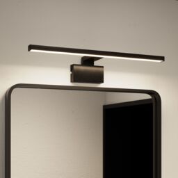 GoodHome Craven Matt Black Wired Led Bathroom Wall Light - thumbnail 7