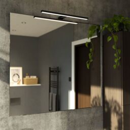 GoodHome Craven Matt Black Wired Led Bathroom Wall Light - thumbnail 5