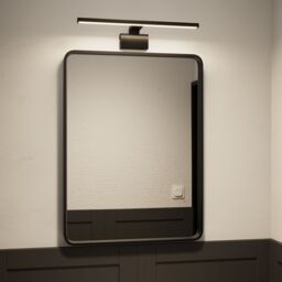 GoodHome Craven Matt Black Wired Led Bathroom Wall Light - thumbnail 8