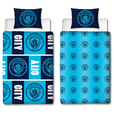 MAN CITY Manchester City Fc Flashy Single Duvet Cover - image 1