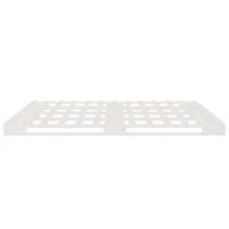 Vidaxl Pallet Bed Without Mattress White 200X200 Cm Solid Wood Pallet Beds - thumbnail 6