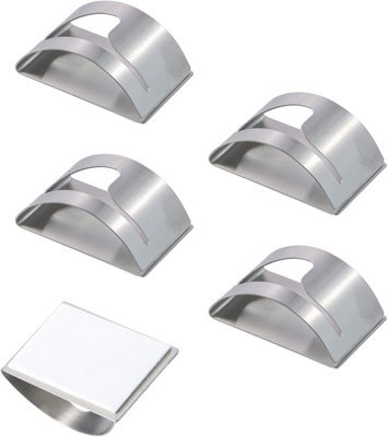 5 Pack Adhesive Towel Holder, Self-Adhesive Bathroom Hook, Kitchen Towel Hook, For Bath Towels And Dish Towels - image 1