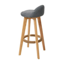 Set Of 2 Bar Stools Low Back Padded Chairs Kitchen Island Chair Breakfast Stools - thumbnail 5