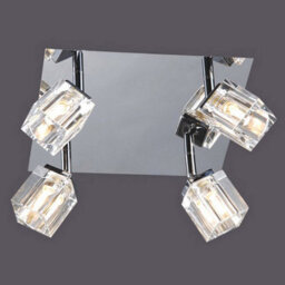 Luminosa Lighting Luminosa Crt Ceiling Spotlight Clusters Chrome 4Xg9