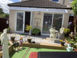 Canofix UK Canofix Door Canopy Pc 3500 Width X 1270 Projection (Grey Bracket - Clear Sheet) - thumbnail 4