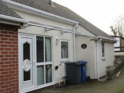 Canofix UK Canofix Door Canopy Pc 3500 Width X 1270 Projection (Grey Bracket - Clear Sheet) - thumbnail 5