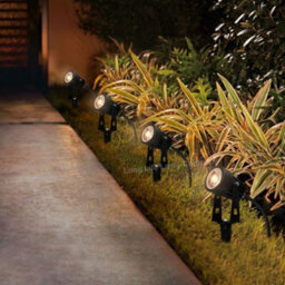 Long Life Lamps Company 4 Pack Outdoor Garden Led Spike Lights Warm White 12V Low Voltage Zlcsk1Ww - thumbnail 7