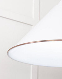 From the Anvil White Gloss Hockley Pendant In Flock - thumbnail 6