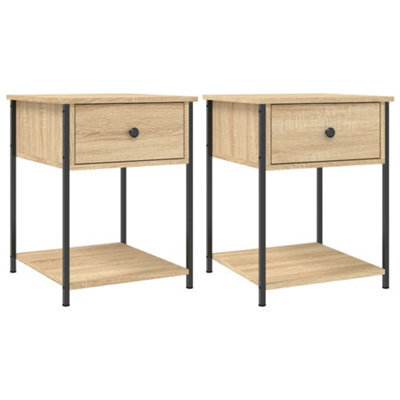 Berkfield Elegant Bedside Tables 2 Pcs Sonoma Oak 44X45X58 Cm Engineered Wood - image 1
