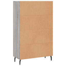 Berkfield Highboard Grey Sonoma 69.5X31X115 Cm Engineered Wood - thumbnail 8