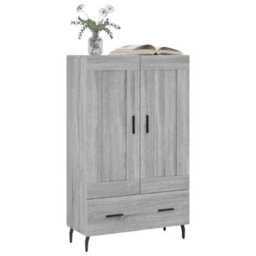 Berkfield Highboard Grey Sonoma 69.5X31X115 Cm Engineered Wood - thumbnail 3